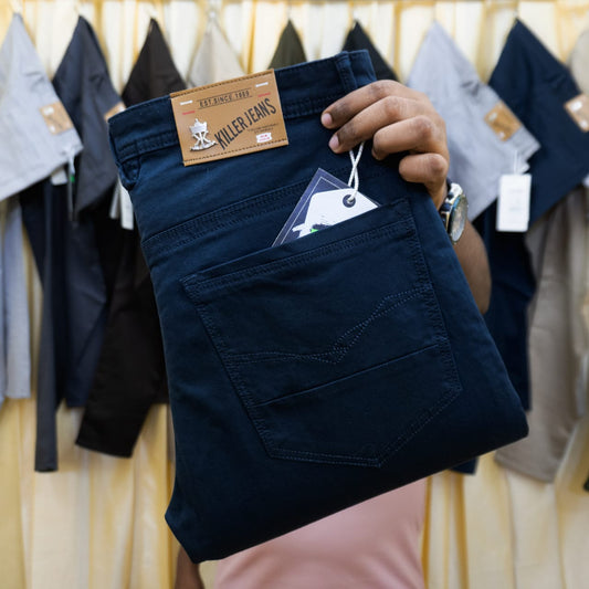 " বুলু কালার" জিন্স কাটিং গেবাডিন প্যান্ট Killer Brand™ (029)