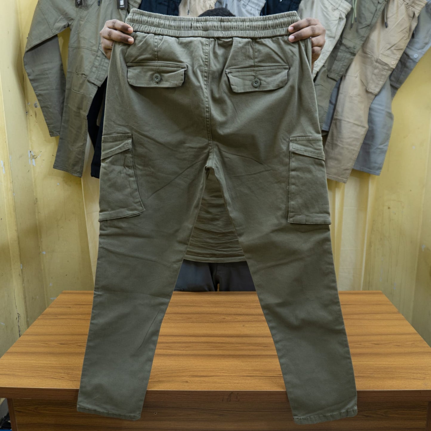 "অলিভ কালার" G-Star brand  কার্গো-মোবাইল প্যান্ট