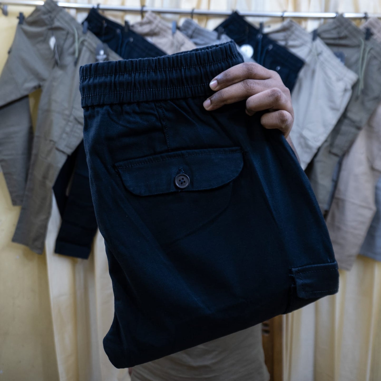 "ডিপ নেভি কালার" G-Star brand  কার্গো-মোবাইল প্যান্ট