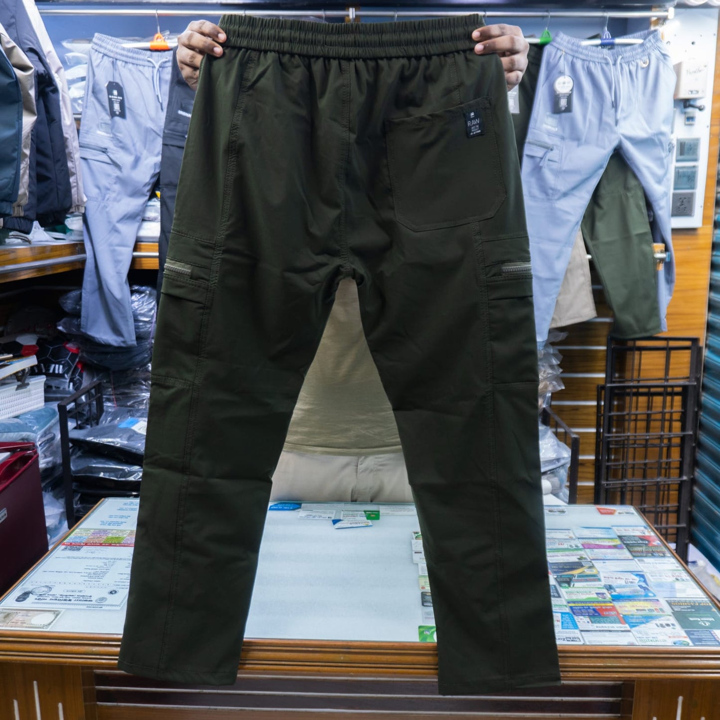 "অলিভ কালার" টাউজার G-STAR™ ব্র্যান্ড (কোড:45)