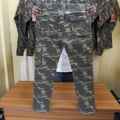 "সিলিকন ওয়াশ" আর্মি কার্গো-মোবাইল প্যান্ট (কোড:038)