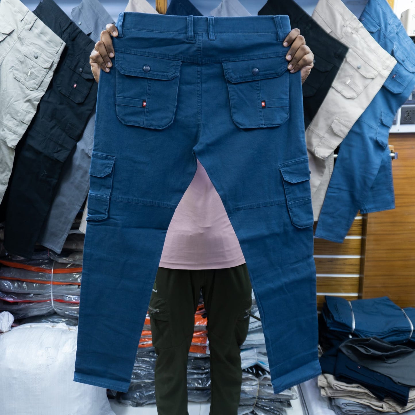 "পেট্রল বুলু -কালার"কার্গো গেবাডিন (ফিনিক্স কটন ফ্যাব্রিক) কোড : 47"