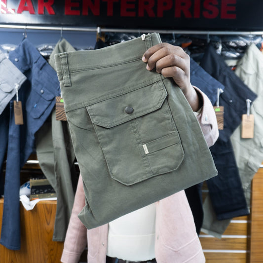 "অলিভ-কালার"কার্গো গেবাডিন (ফিনিক্স কটন ফ্যাব্রিক) কোড : 55"