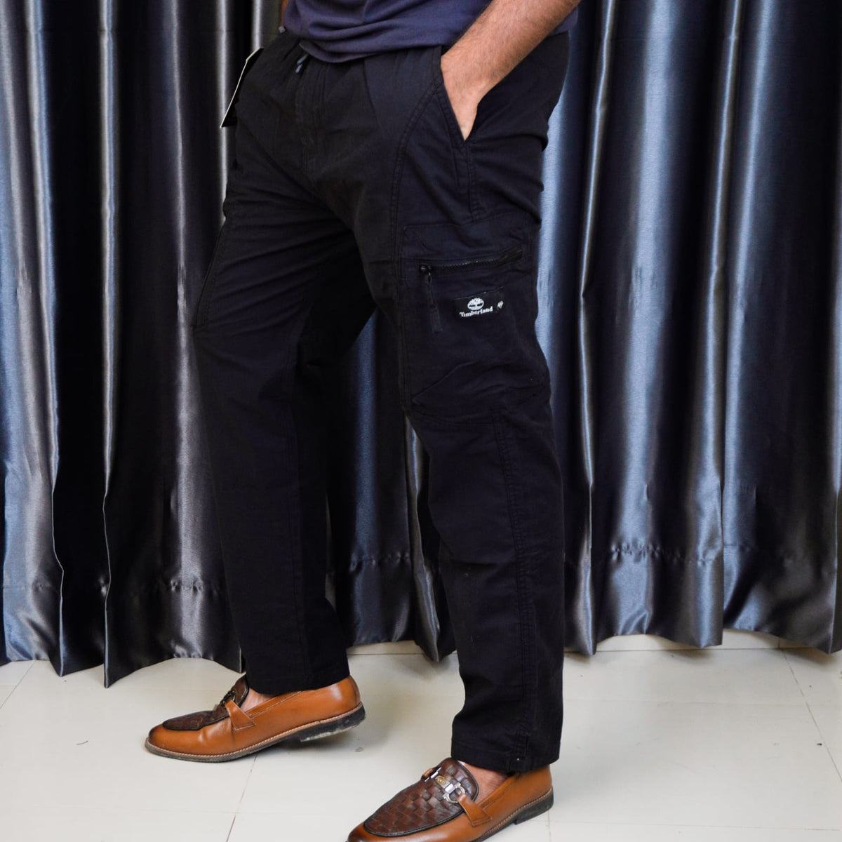 "ব্ল্যাক-কালার"Timberland™ ফ্লেক্স কার্গো গেবাডিন (ফিনিক্স কটন ফ্যাব্রিক) কোড :92