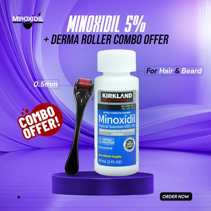 Kirkland 5% Minoxidil Extra Strength Hair Loss & Hair Regrowth Treatment for Men 60ml